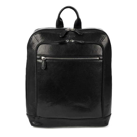 Рюкзак Dr.Koffer из натуральной кожи черный