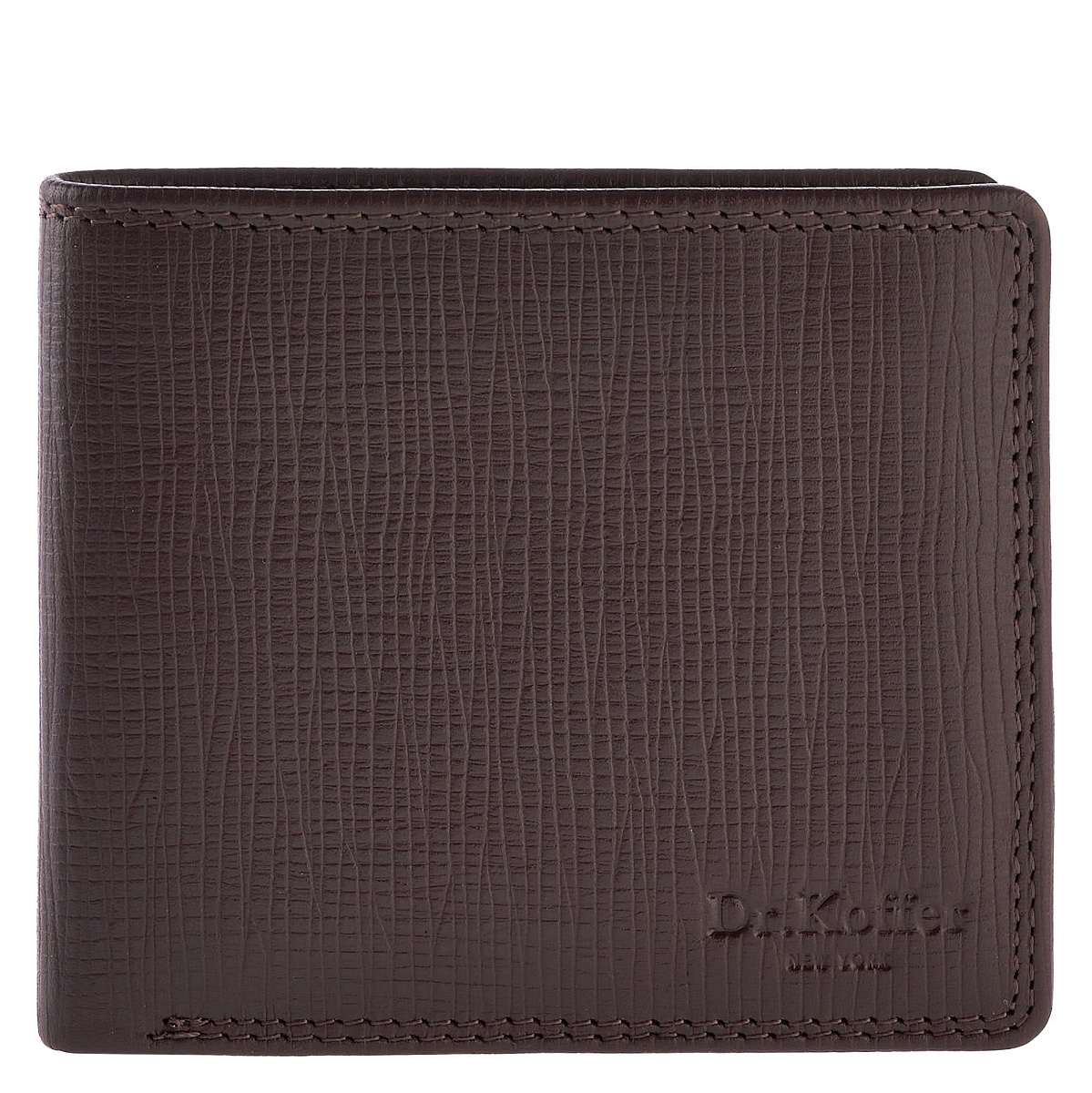 Портмоне Dr.Koffer из натуральной кожи коричневое