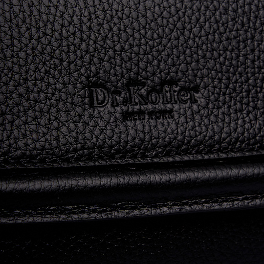 Женская сумка Dr. Koffer из натуральной кожи черная