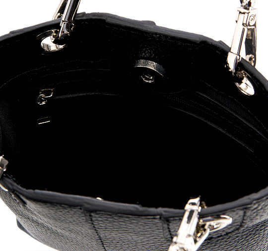 Женская сумка Dr. Koffer из натуральной кожи черная