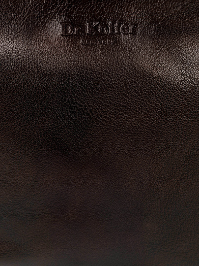 Сумка через плечо Dr.Koffer из натуральной кожи коричневая