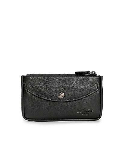 Портмоне Dr.Koffer из натуральной кожи черное