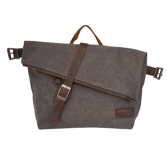 Сумка через плечо Dr.Koffer из канваса и натуральной кожи