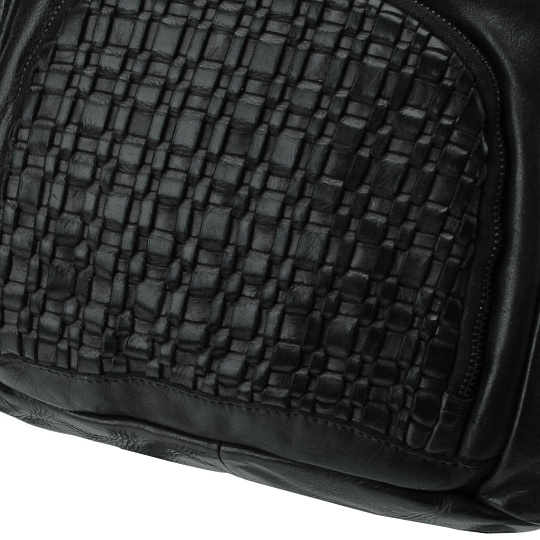 Рюкзак Dr.Koffer из натуральной кожи черный