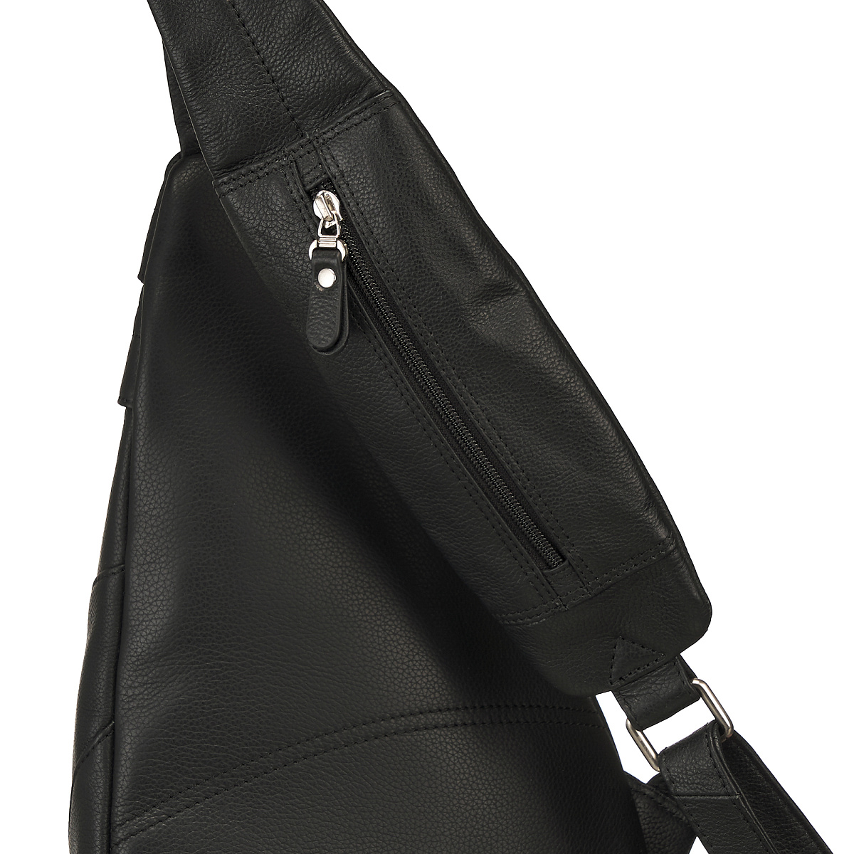 Рюкзак Dr.Koffer из натуральной кожи черный