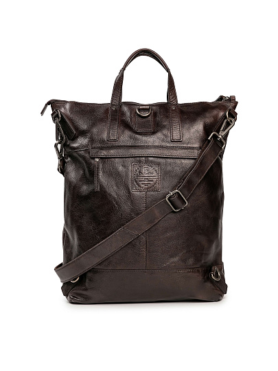 Рюкзак Dr.Koffer из натуральной кожи коричневый