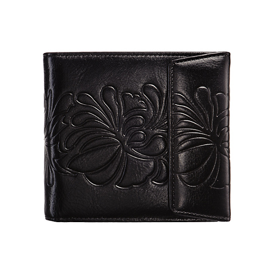 Портмоне Dr.Koffer из натуральной кожи черное