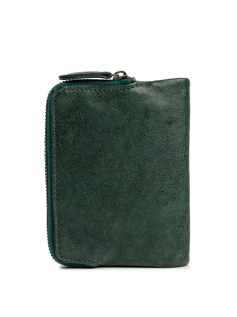 Портмоне Dr.Koffer из натуральной кожи зеленое