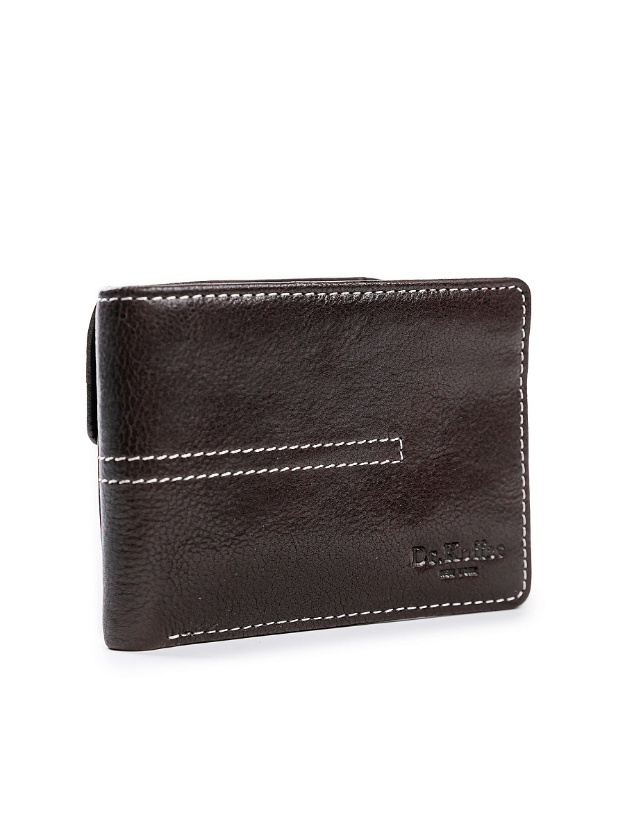 Портмоне Dr.Koffer из натуральной кожи коричневое