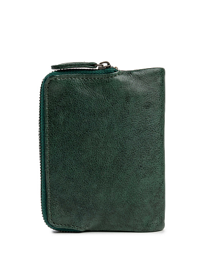 Портмоне Dr.Koffer из натуральной кожи зеленое