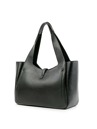 Женская сумка Dr.Koffer из натуральной кожи черная