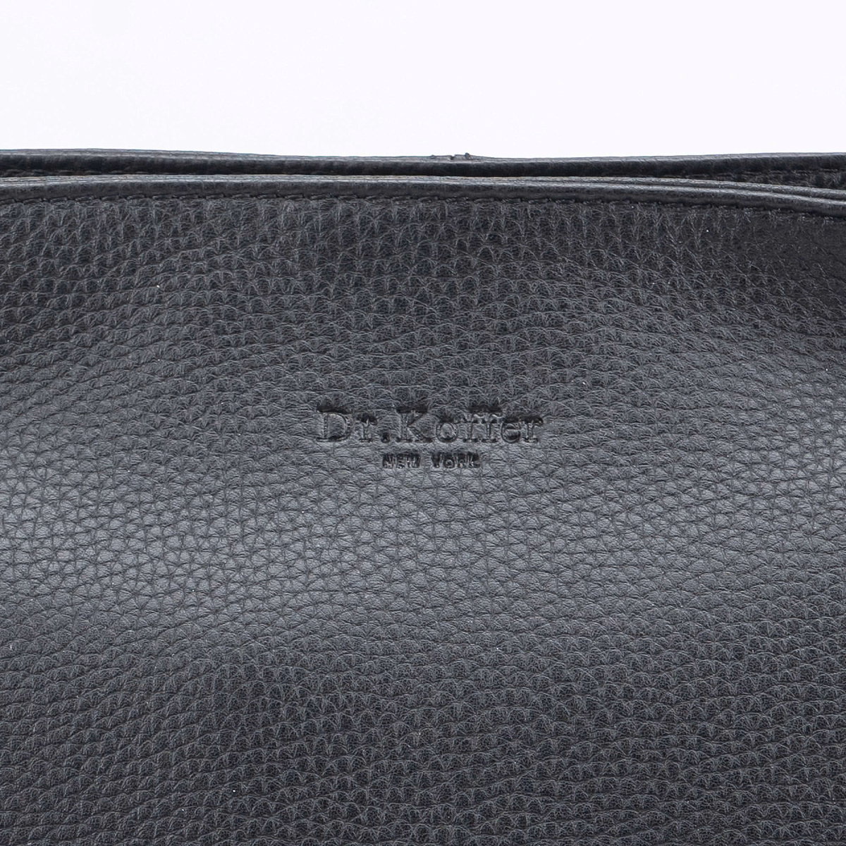 Женская сумка Dr.Koffer из натуральной кожи чёрная