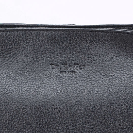 Женская сумка Dr.Koffer из натуральной кожи чёрная