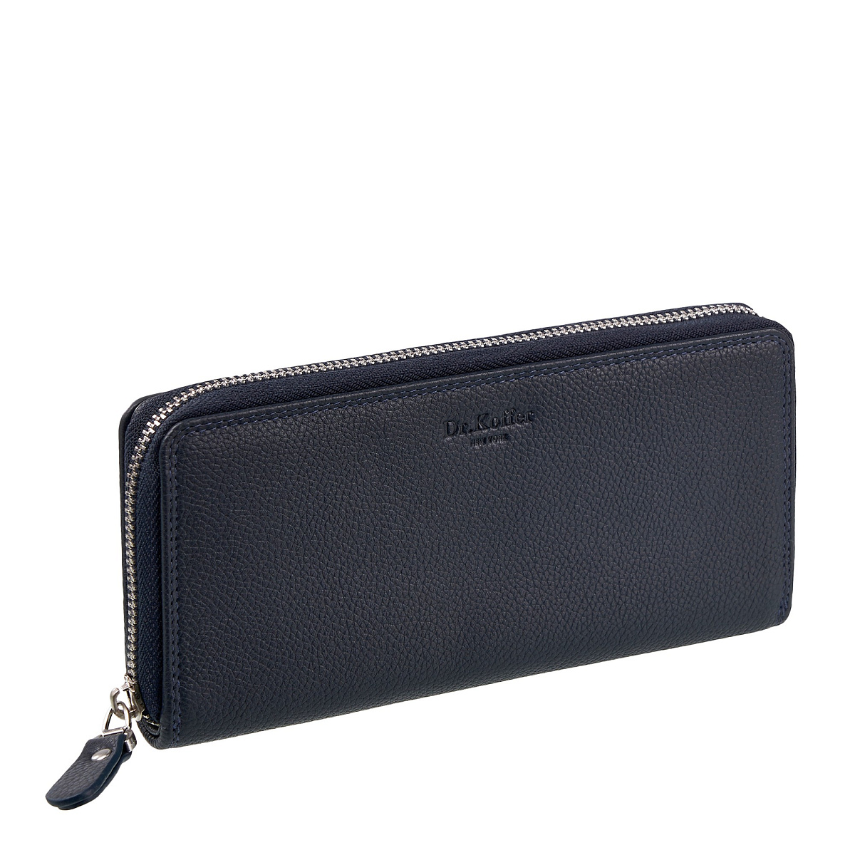 Портмоне Dr.Koffer из натуральной кожи синее