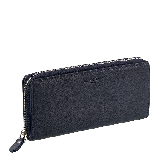 Портмоне Dr.Koffer из натуральной кожи синее