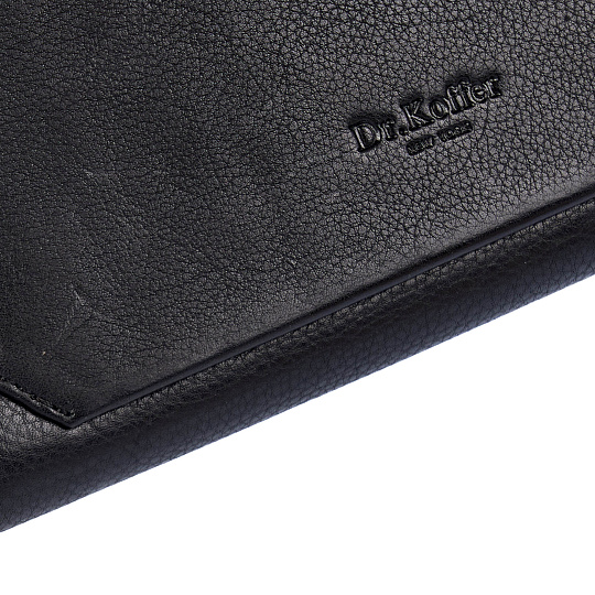 Портмоне Dr.Koffer из натуральной кожи черное