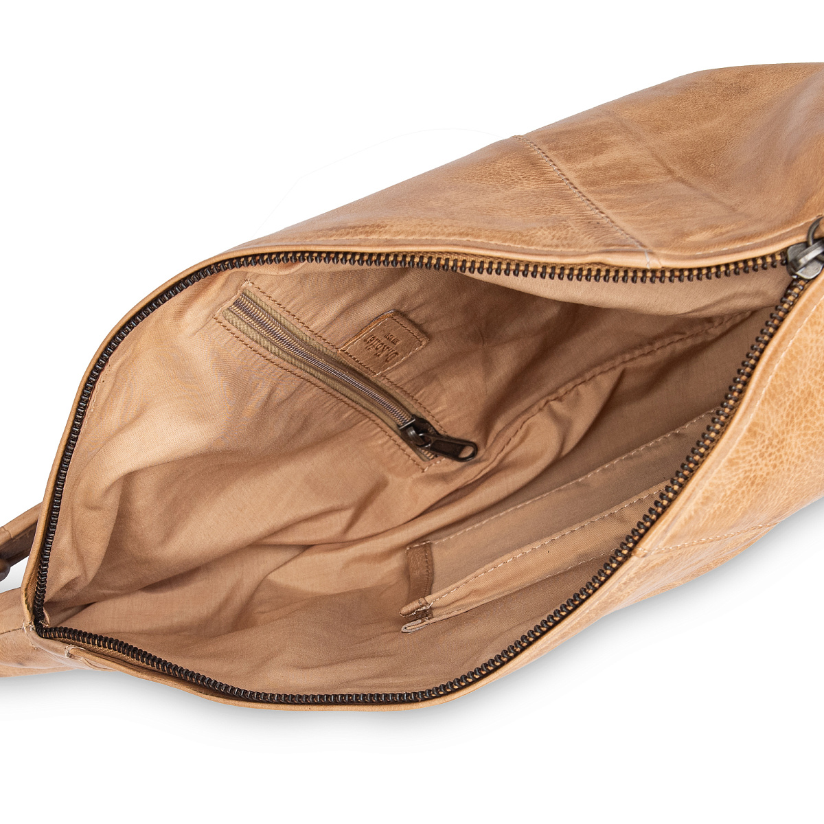 Рюкзак Dr.Koffer из натуральной кожи бежевый