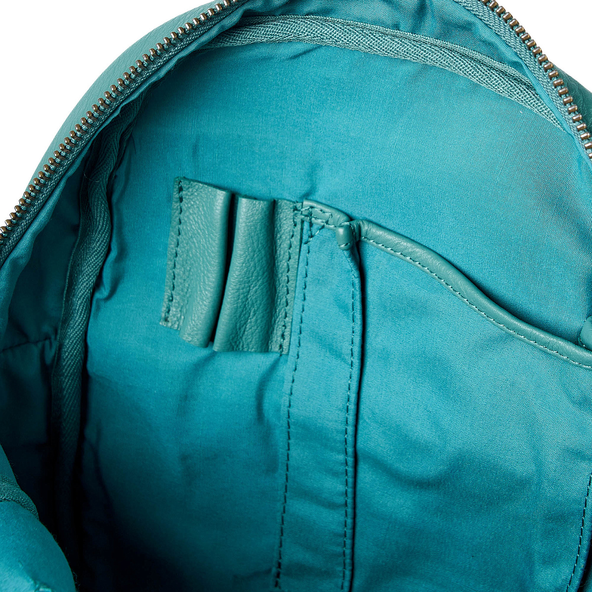 Рюкзак Dr.Koffer из натуральной кожи зеленый