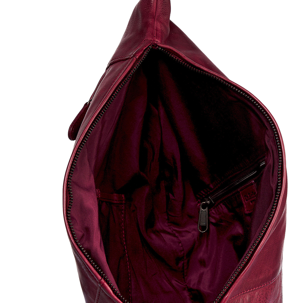 Рюкзак Dr.Koffer из натуральной кожи бордовый
