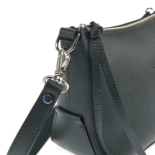 Женская сумка Dr. Koffer из натуральной кожи зеленая