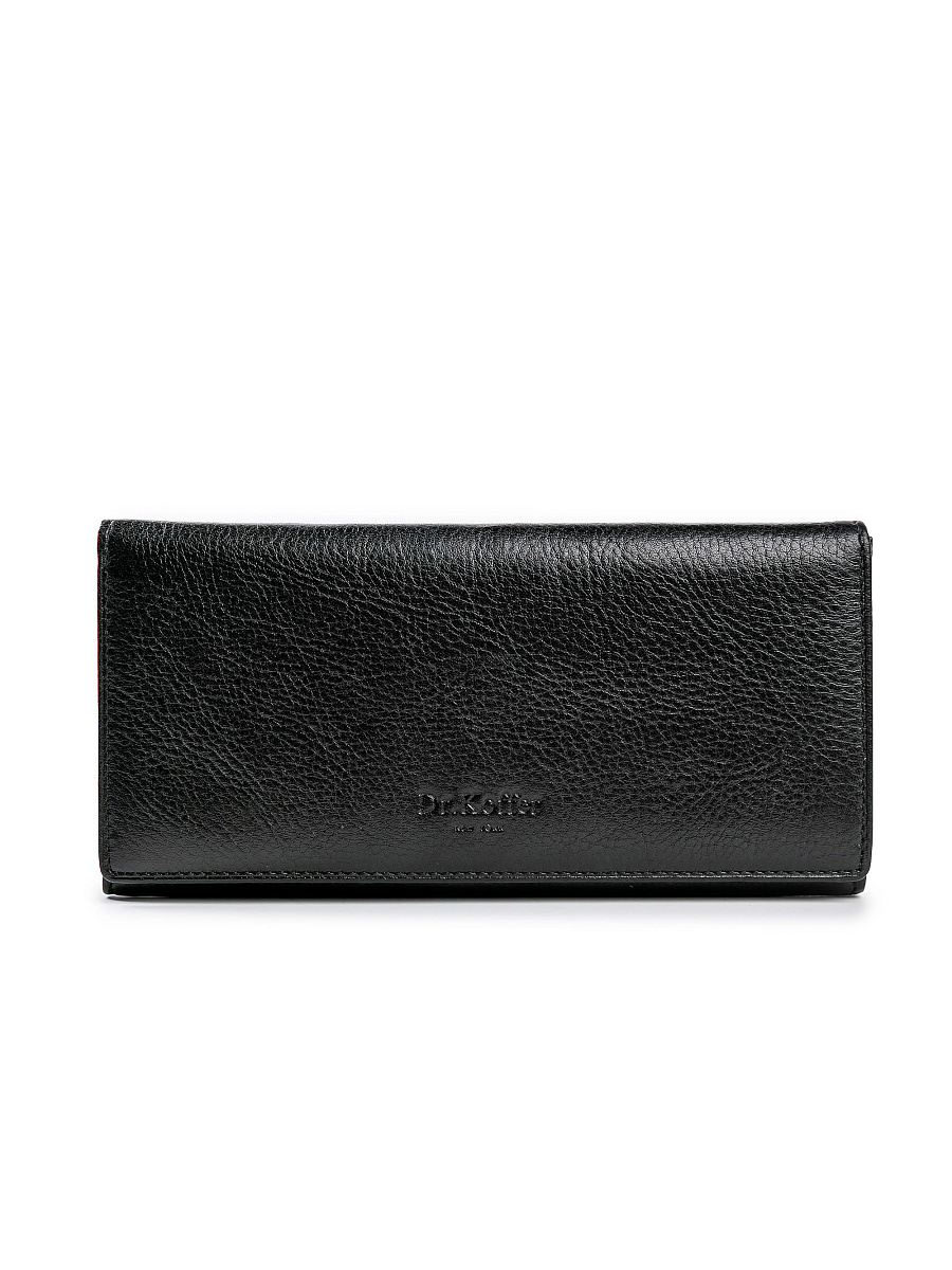 Кошелек Dr.Koffer из натуральной кожи черный