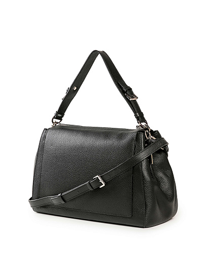 Женская сумка Dr. Koffer из натуральной кожи черная