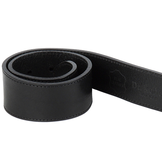 Ремень Dr. Koffer из натуральной кожи черный