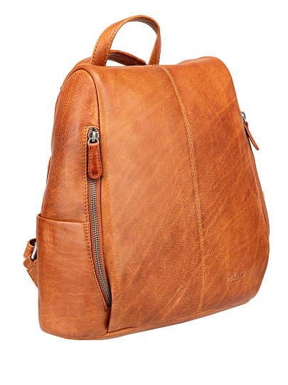 Сумка-рюкзак Dr. Koffer из натуральной кожи коричневая