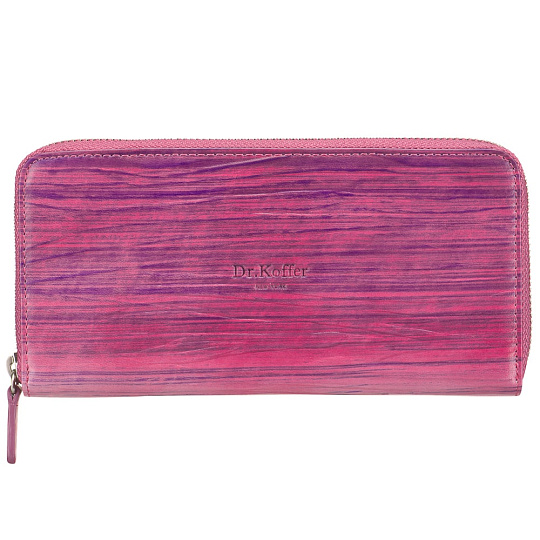 Портмоне Dr.Koffer из натуральной кожи фиолетовое