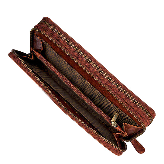 Портмоне Dr.Koffer из натуральной кожи светло-коричневое