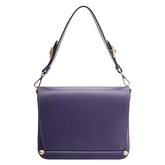 Женская сумка Dr. Koffer из натуральной кожи фиолетовая