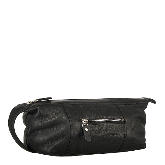 Несессер Dr. Koffer из натуральной кожи черный