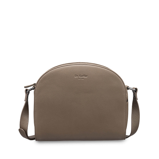 Женская сумка Dr.Koffer из натуральной кожи бежевая