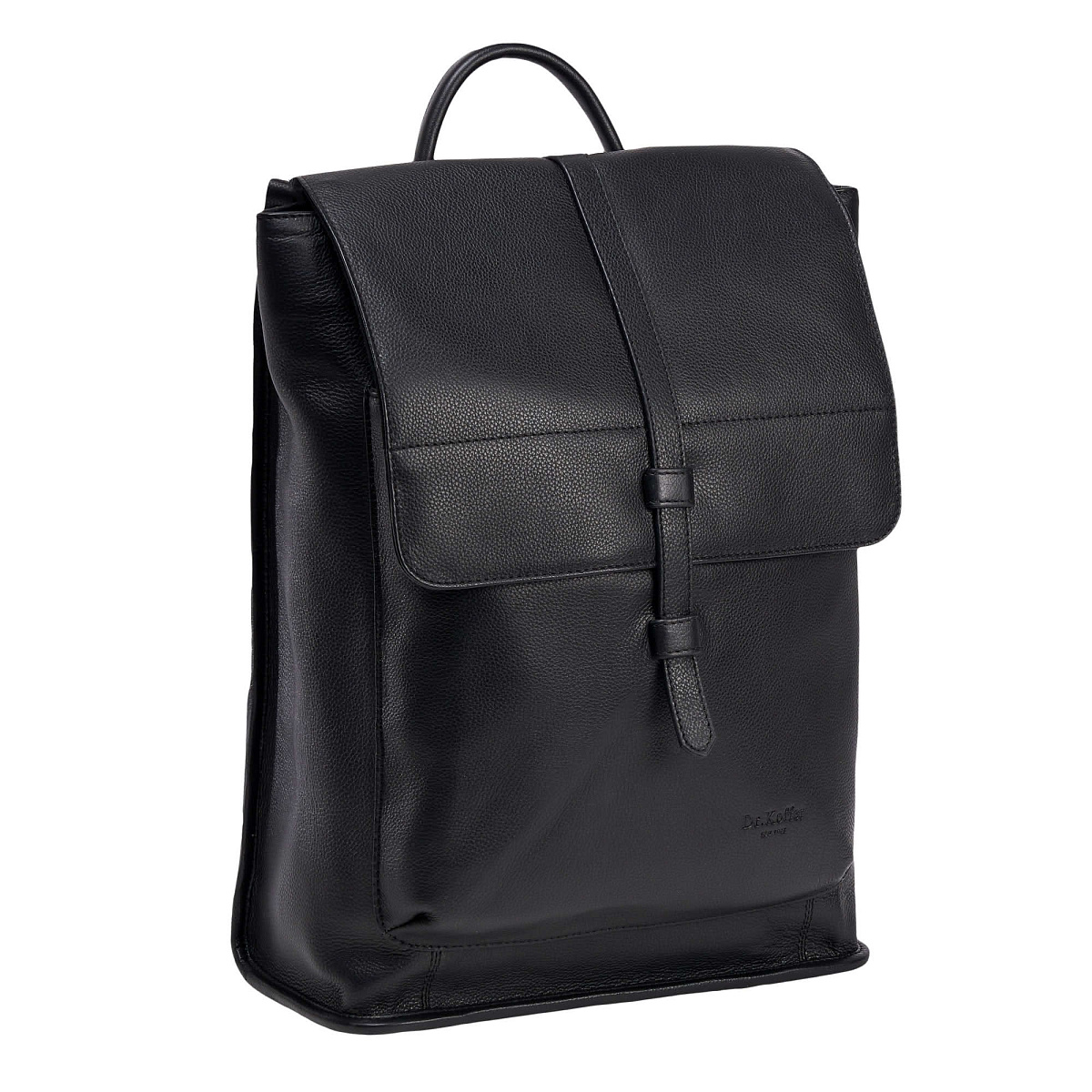 Рюкзак Dr.Koffer из натуральной кожи черный