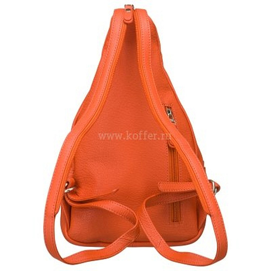 Молодежный кожаный рюкзак для девушек, с основным отделением на молнии Dr.Koffer B402384-170-63