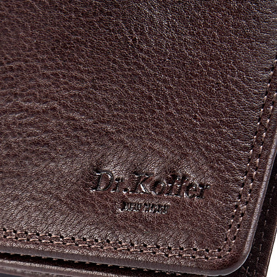 Обложка для паспорта/автодок из натуральной кожи Dr. Koffer