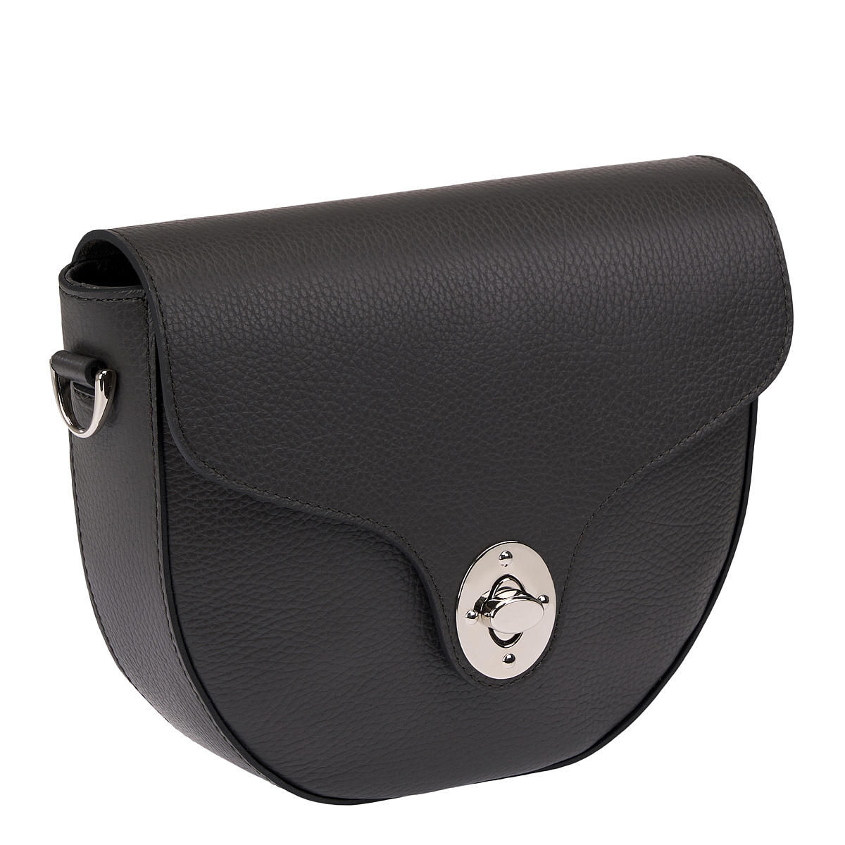 Женская сумка Dr. Koffer из натуральной кожи серая