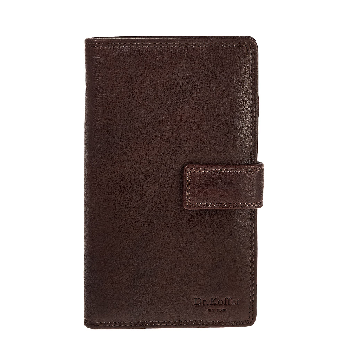 Портмоне Dr.Koffer из натуральной кожи коричневое