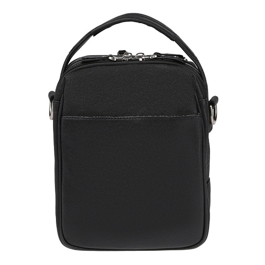 Сумка через плечо Dr.Koffer из натуральной кожи черная