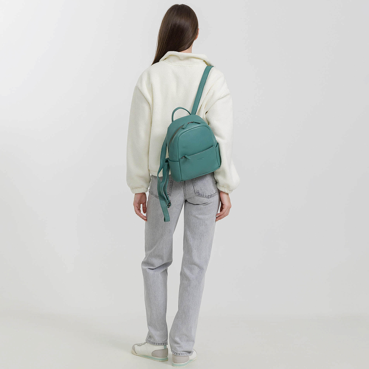 Рюкзак Dr.Koffer из натуральной кожи зеленый