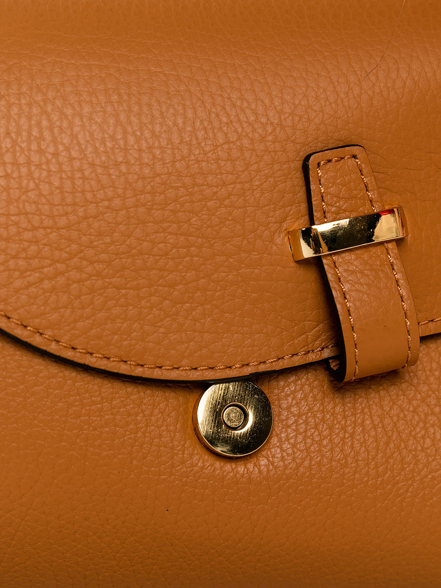 Женская сумка Dr. Koffer из натуральной кожи коричневая