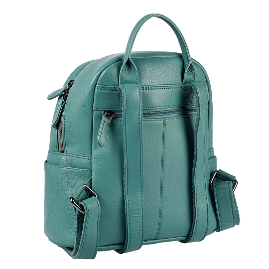 Рюкзак Dr.Koffer из натуральной кожи зеленый