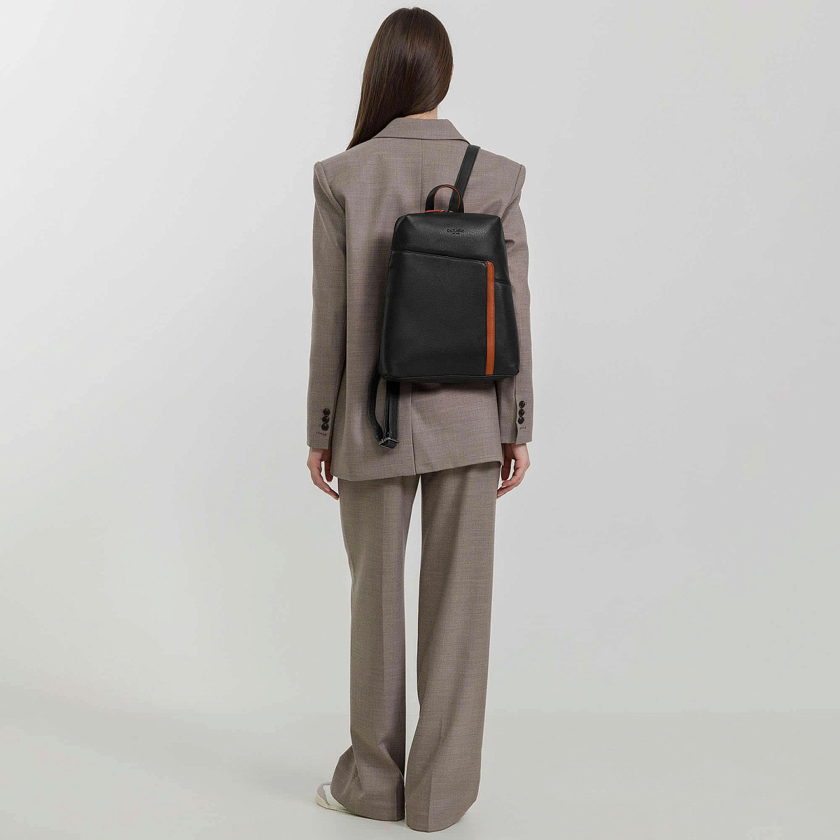 Рюкзак Dr.Koffer из натуральной кожи синий