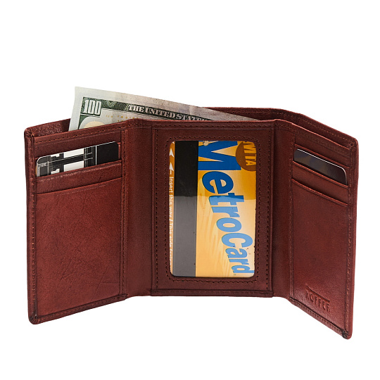 Портмоне Dr.Koffer из натуральной кожи светло-коричневое