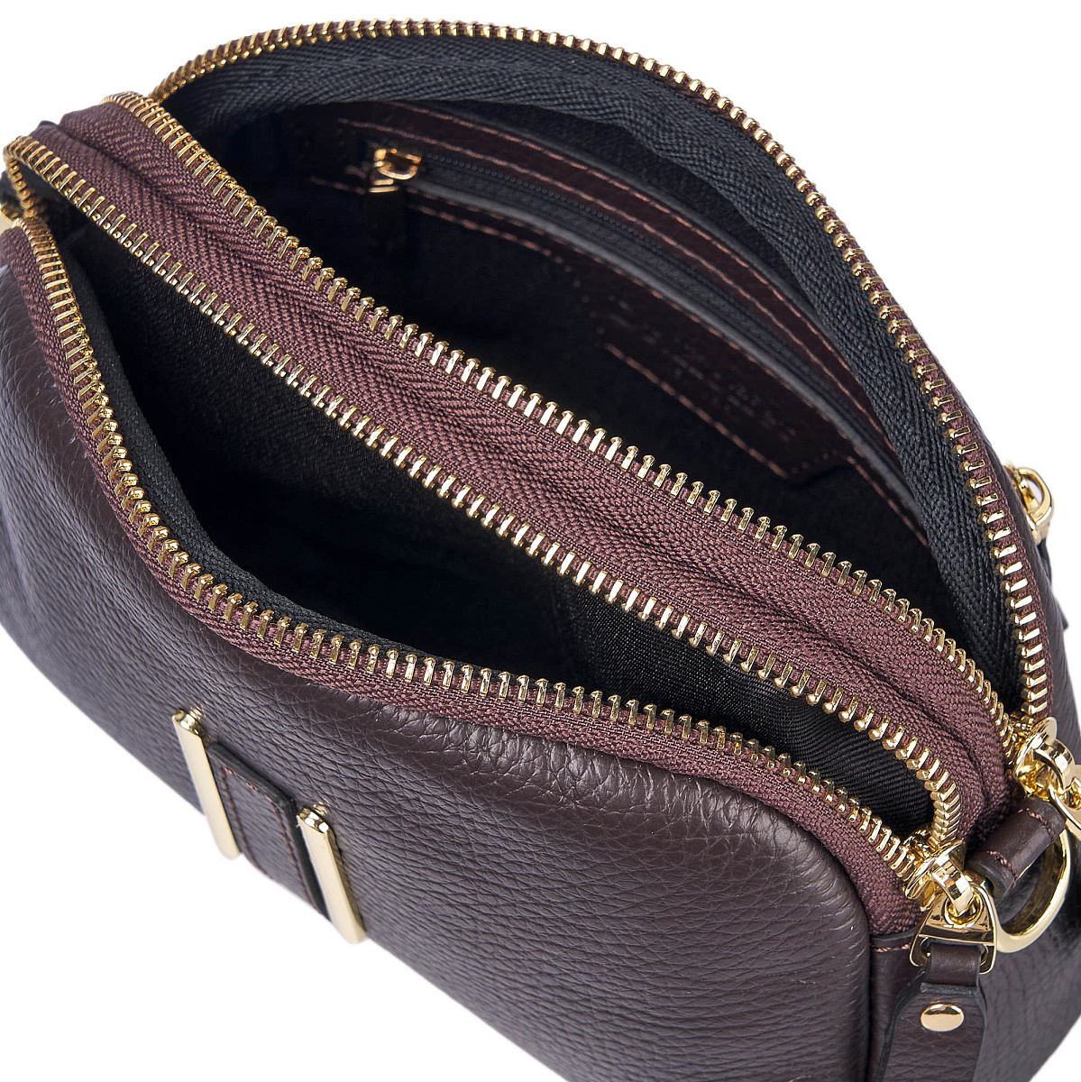 Женская сумка Dr. Koffer из натуральной кожи коричневая