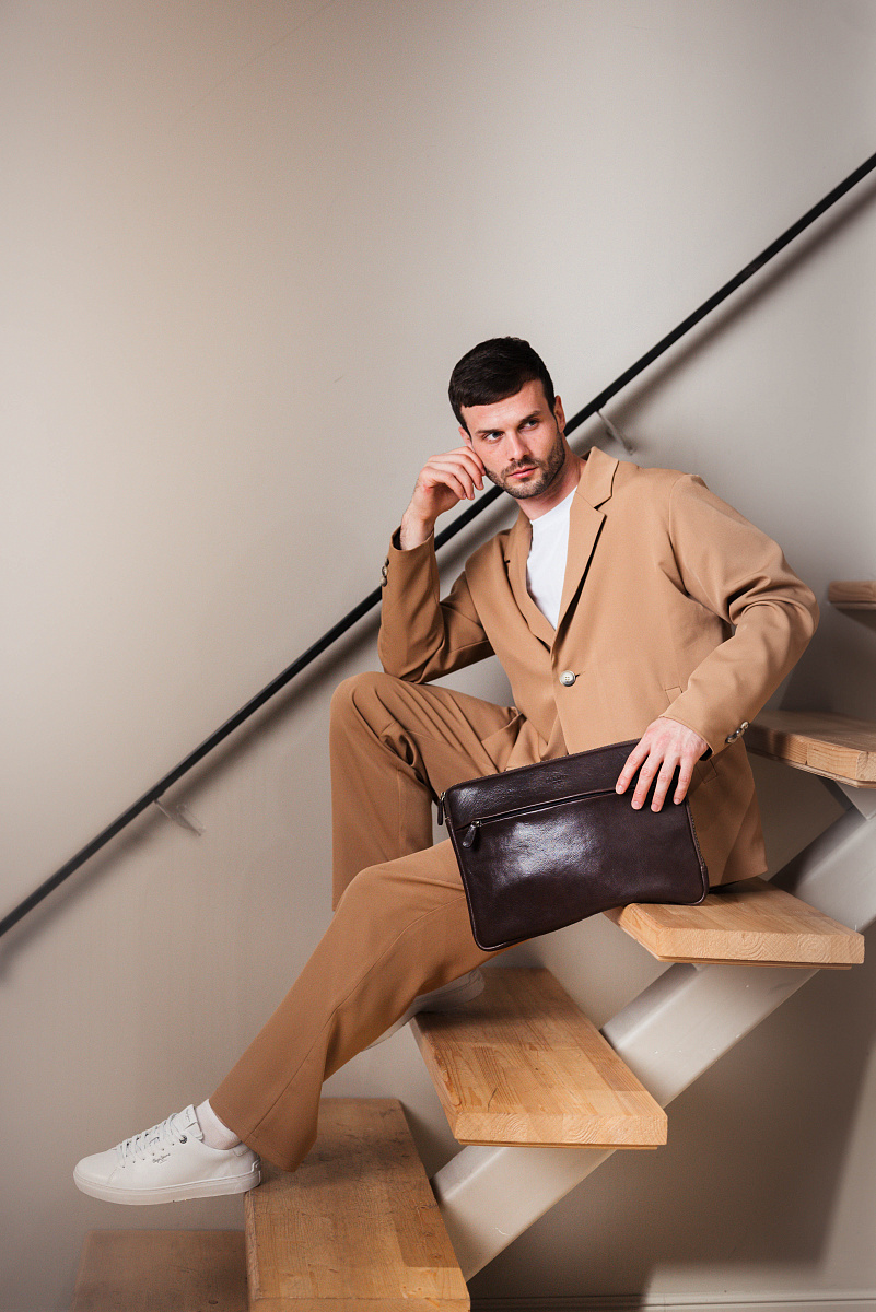 Папка для документов Dr. Koffer из натуральной кожи