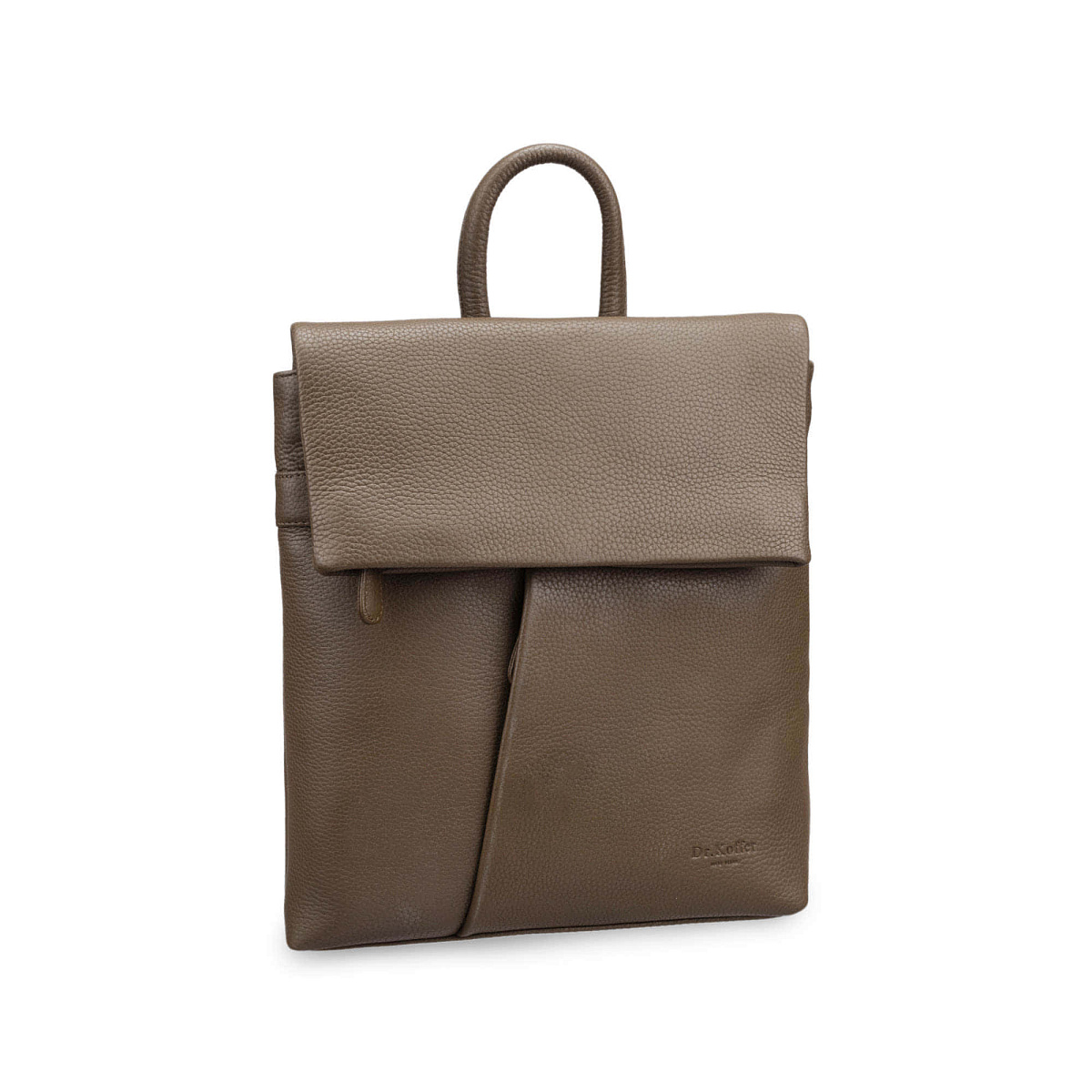 Рюкзак Dr.Koffer из натуральной кожи коричневый