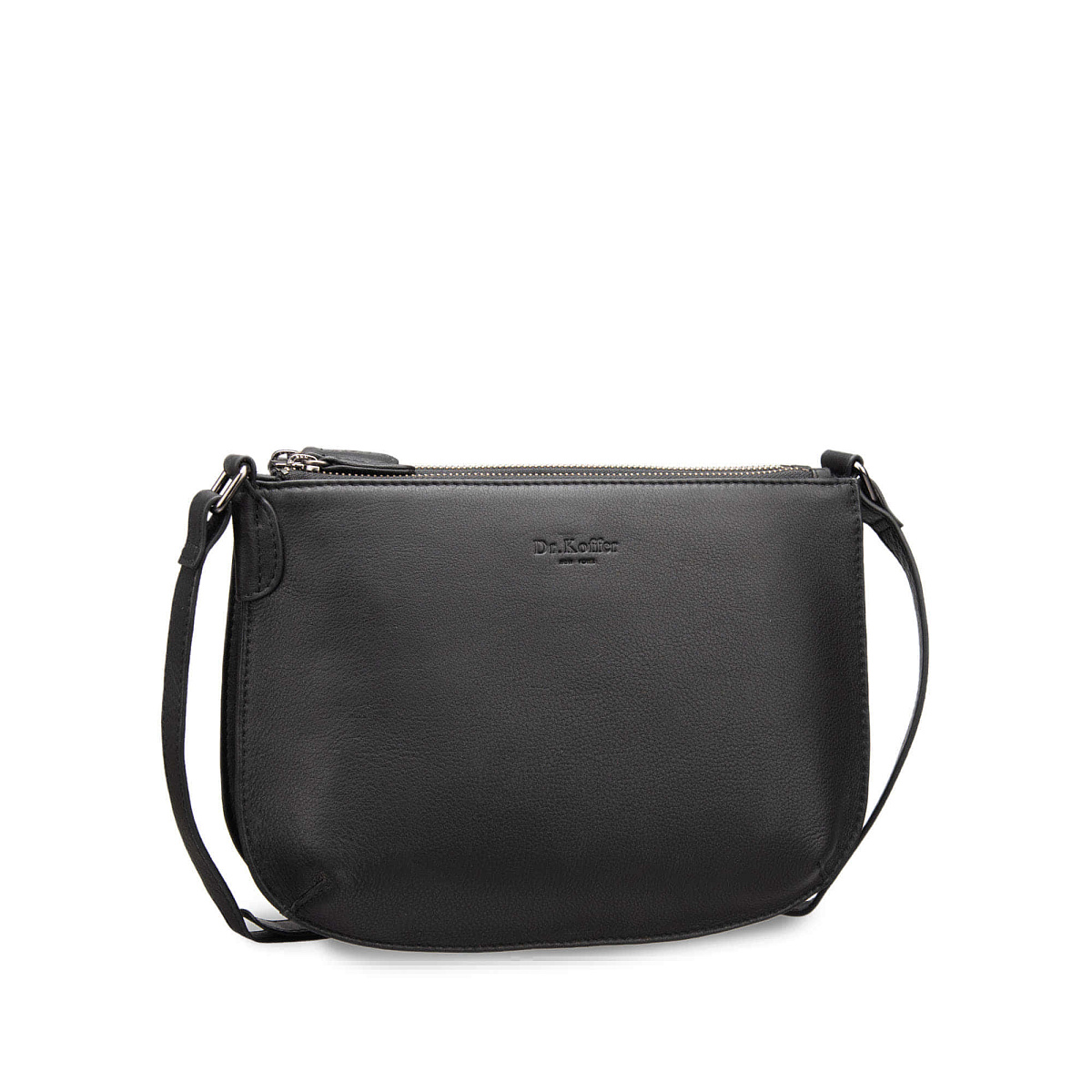 Женская сумка Dr.Koffer из натуральной кожи чёрная