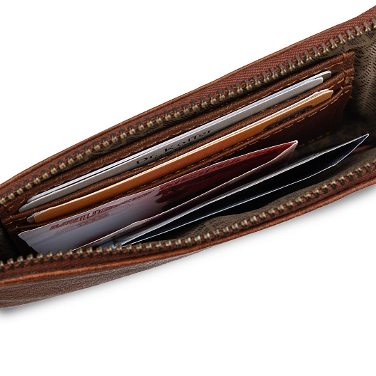 Ключница Dr.Koffer из натуральной кожи светло-коричневая