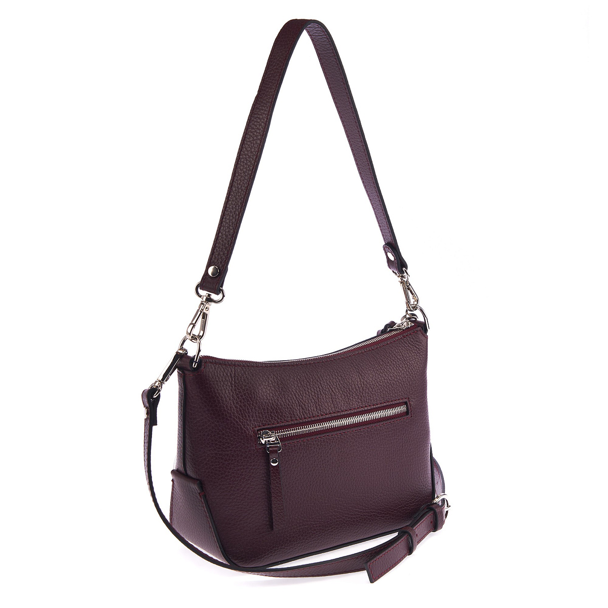 Женская сумка Dr. Koffer из натуральной кожи бордовая